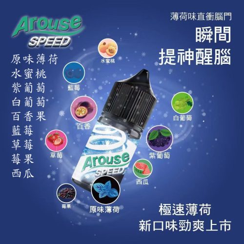 Arouse speed 極速系列 薄荷口香糖 薄荷 藍莓 水蜜桃 青提 綠葡萄 紫葡萄 白葡萄 西瓜 草莓 莓果 百香果